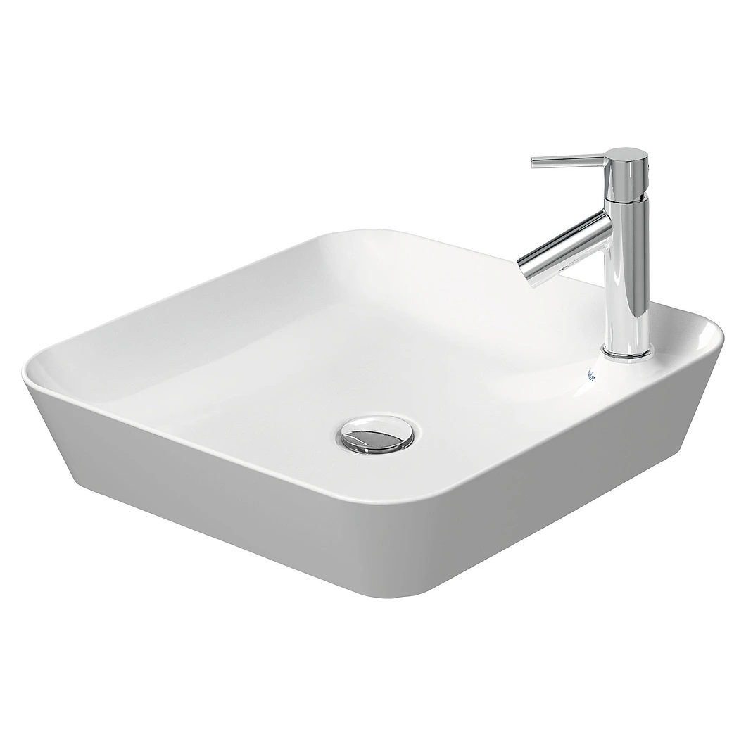 Duravit Cape Cod 46 Cm Beyaz Tek Armatür Delikli Çanak Lavabo