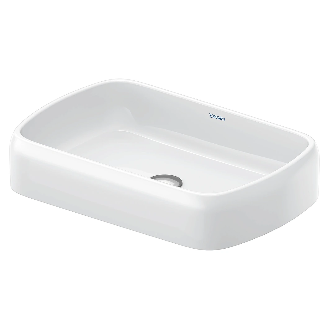 Duravit Qatego 60 Cm Beyaz Armatür Deliksiz Çanak Lavabo