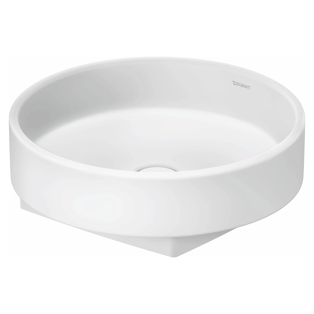 Duravit Balcoon 45 Cm Mat Beyaz Armatür Deliksiz Çanak Lavabo