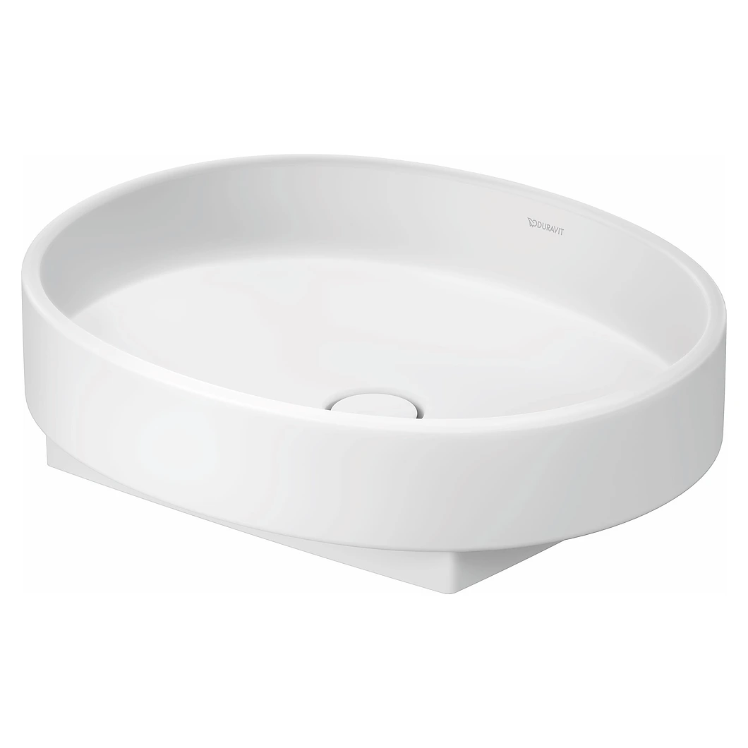 Duravit Balcoon 55 Cm Mat Beyaz Armatür Deliksiz Çanak Lavabo