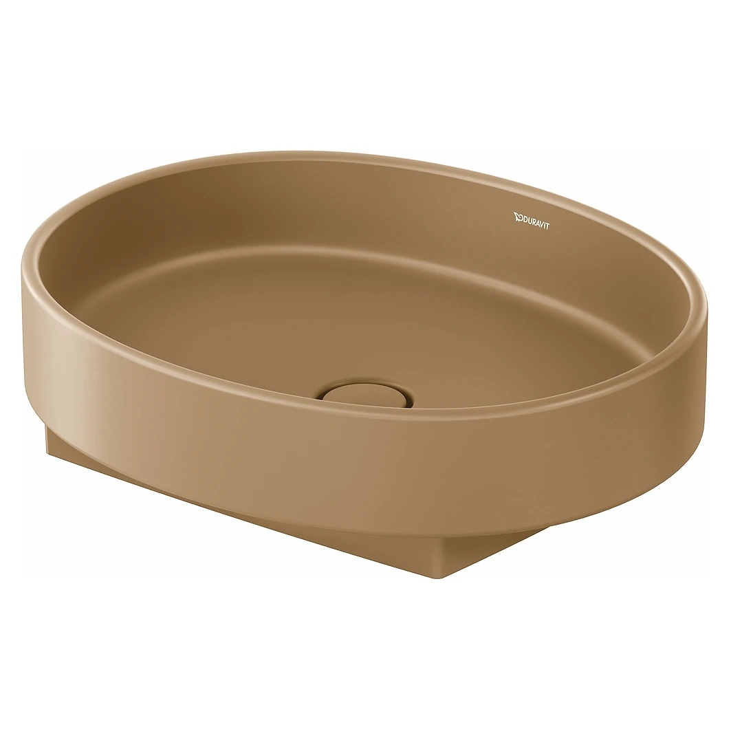 Duravit Balcoon 55 Cm Mat Kil Terra Armatür Deliksiz Çanak Lavabo