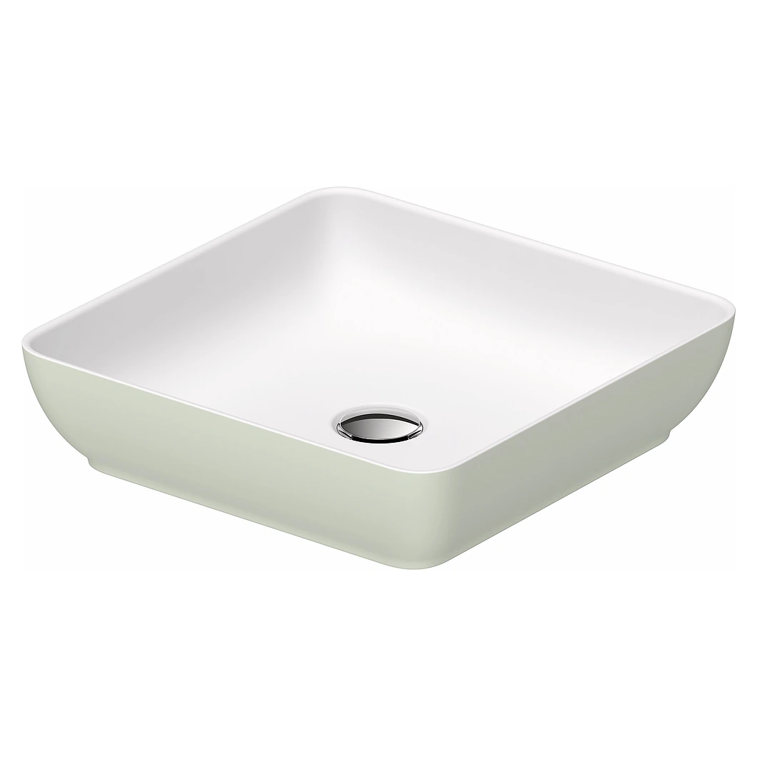 Duravit Sivida 40 Cm Mat Beyaz Armatür Deliksiz Çanak Lavabo