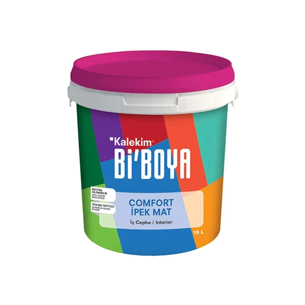 Bi'Boya Comfort İpek Mat Beyaz 15 Lt İç Cephe Boyası