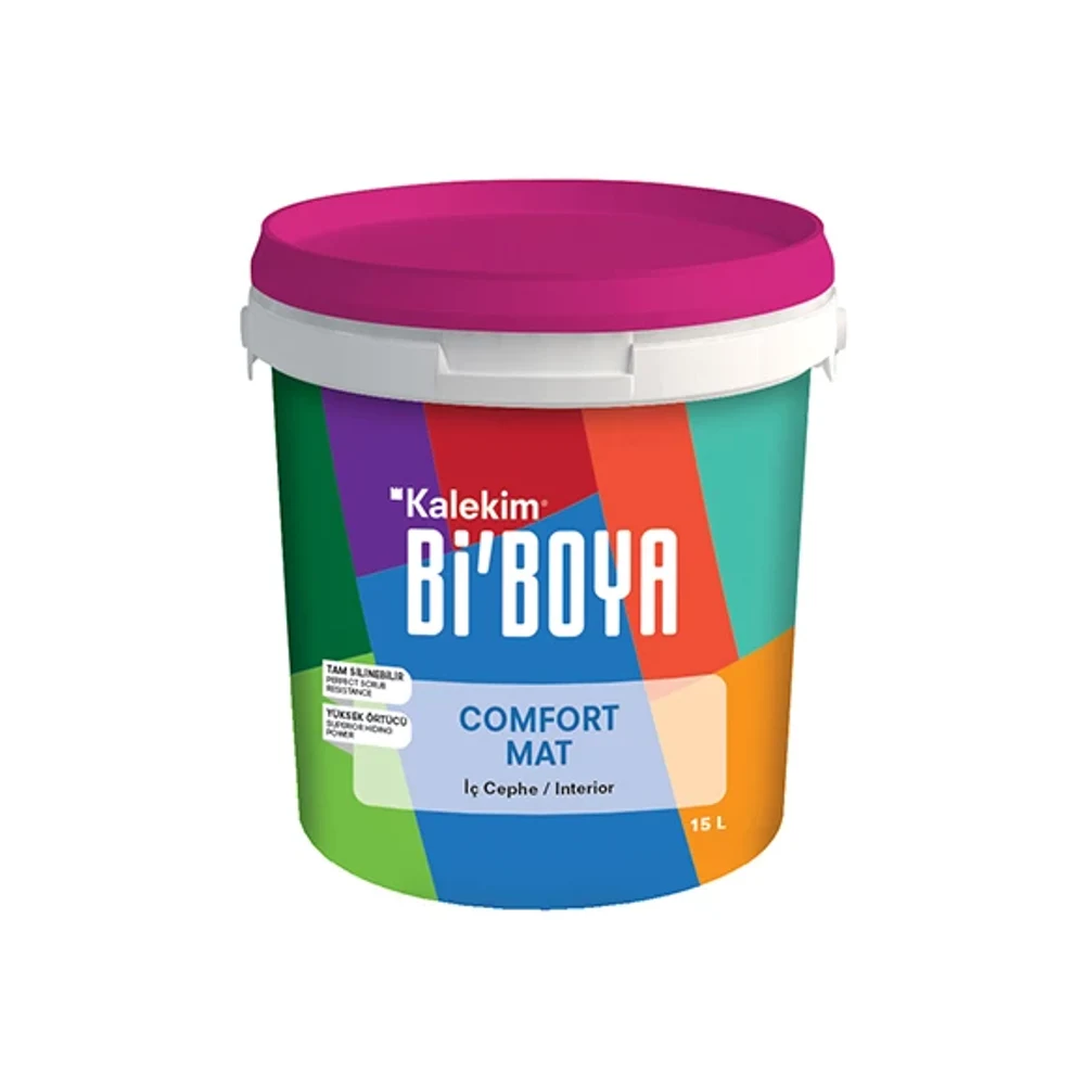 Bi'Boya Comfort Mat Beyaz 7,5 Lt İç Cephe Boyası