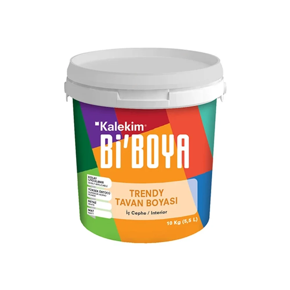 Bi'Boya Trendy Beyaz 10 Kg Tavan Boyası