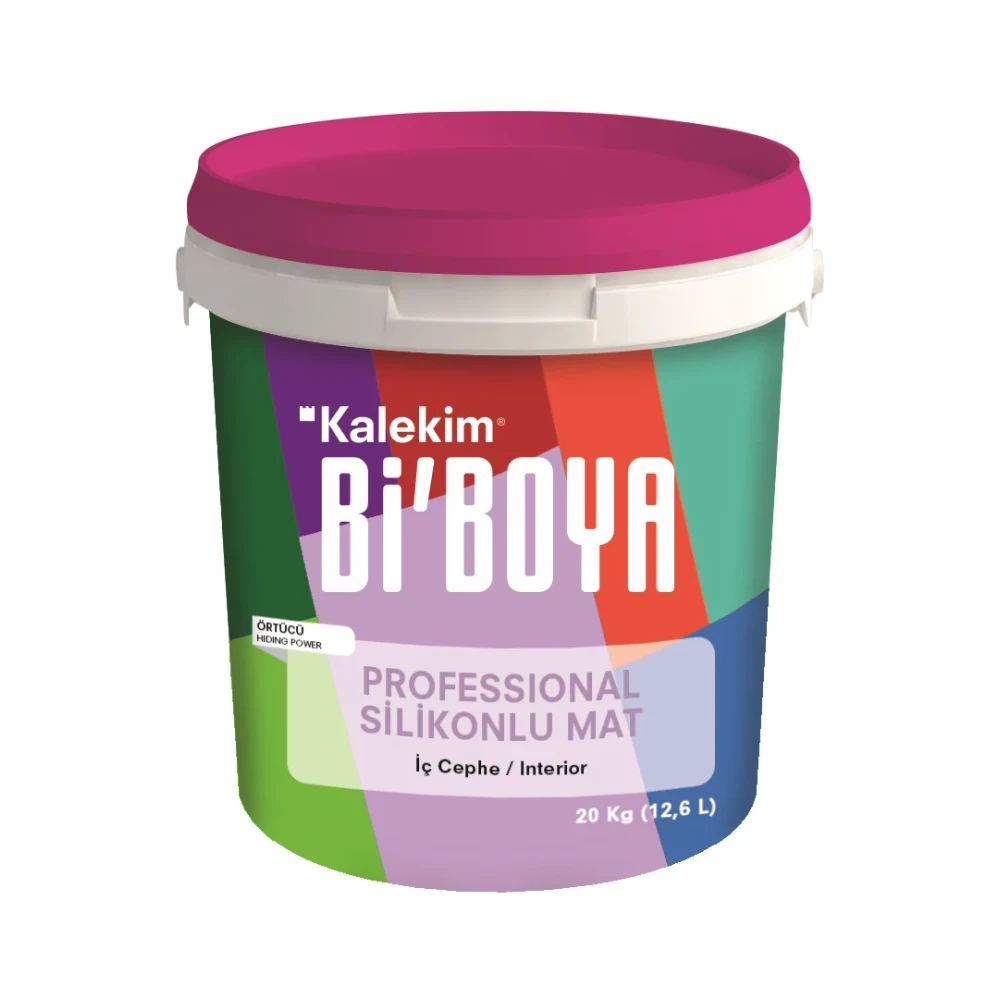 Bi'Boya Professional Silikonlu Mat Beyaz 7,5 Lt Duvar Boyası