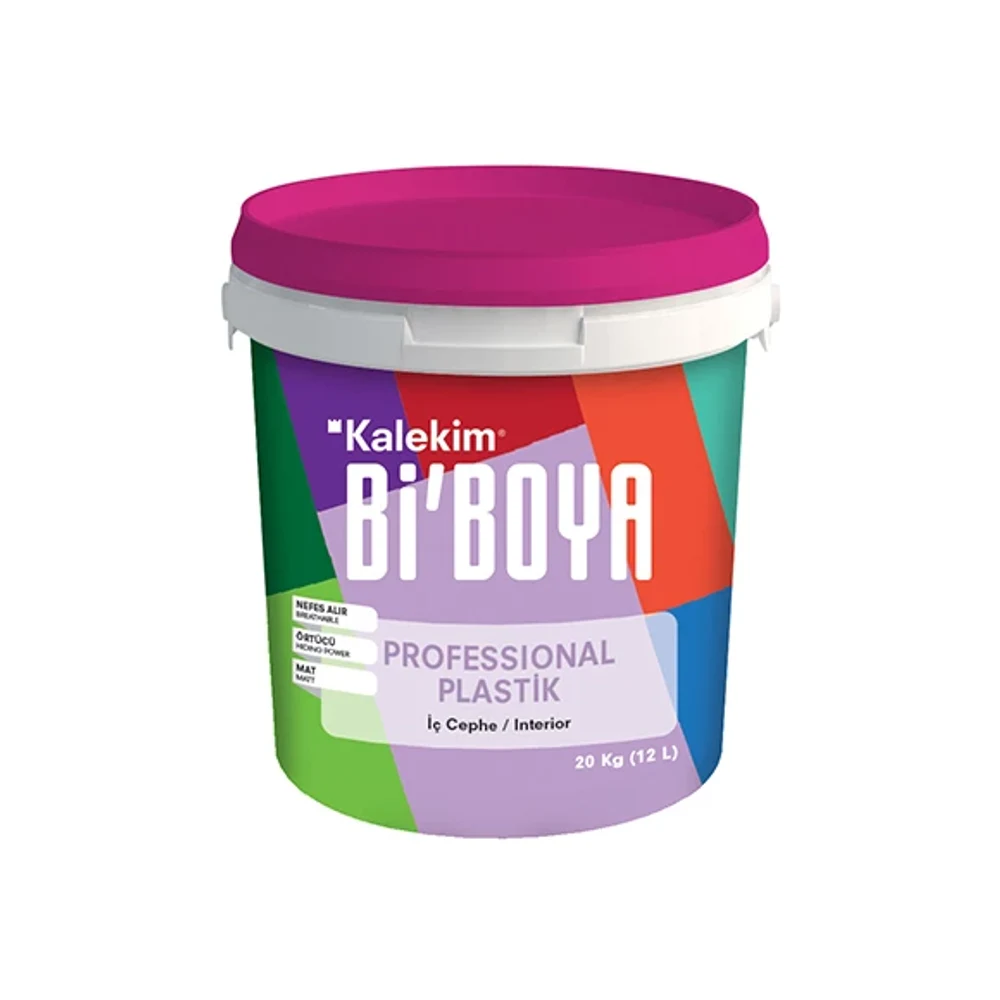 Bi'Boya Professional Plastik Beyaz 10 Kg İç Cephe Boyası