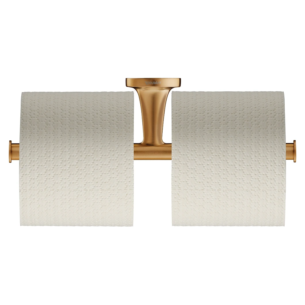 Duravit Starck T Bronz Fırçalanmış Çiftli Tuvalet Kağıtlığı