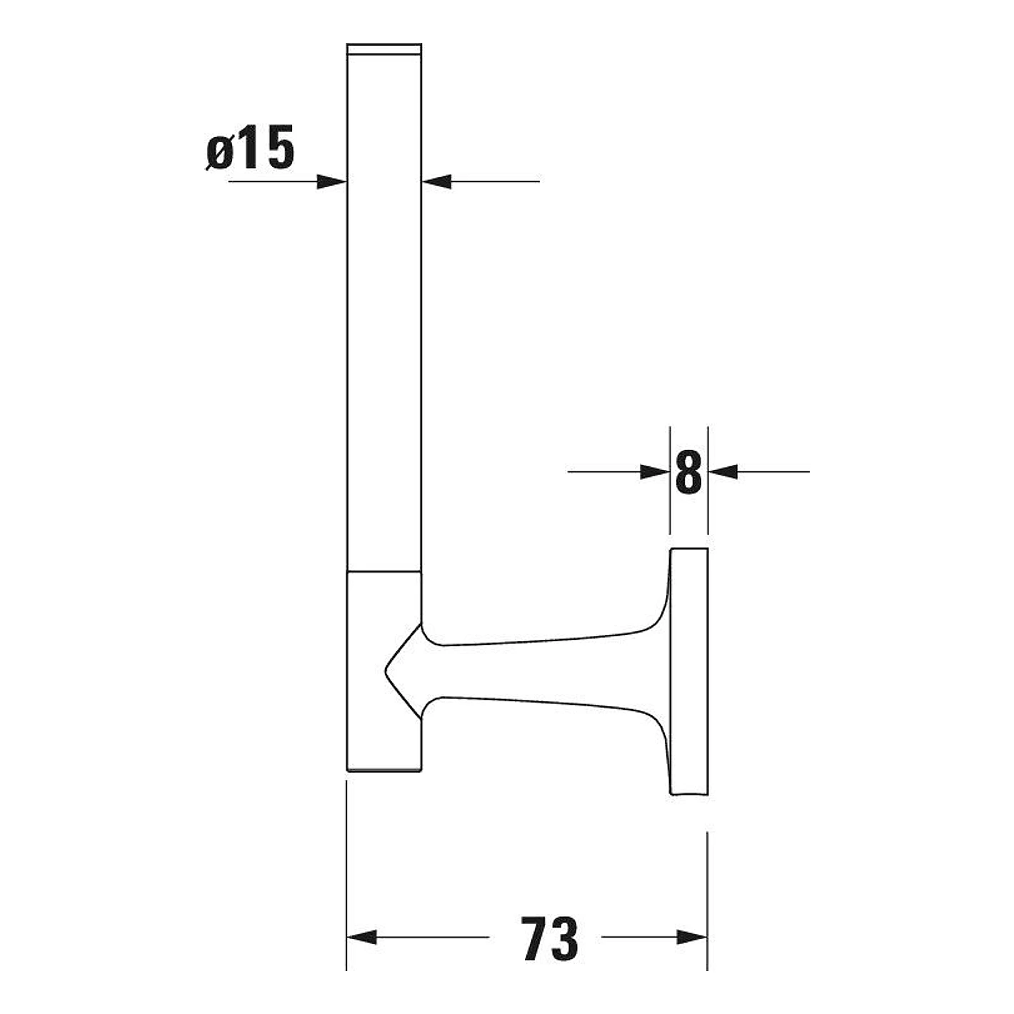 Duravit Starck T Mat Siyah Yedek Tuvalet Kağıtlığı 2