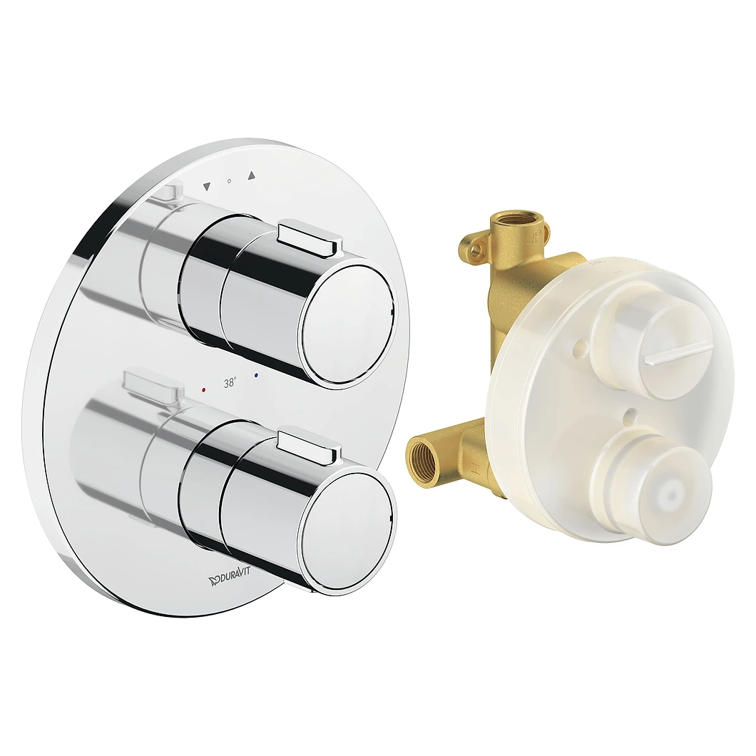 Duravit 2 Çıkışlı Termostatik Ankastre Batarya