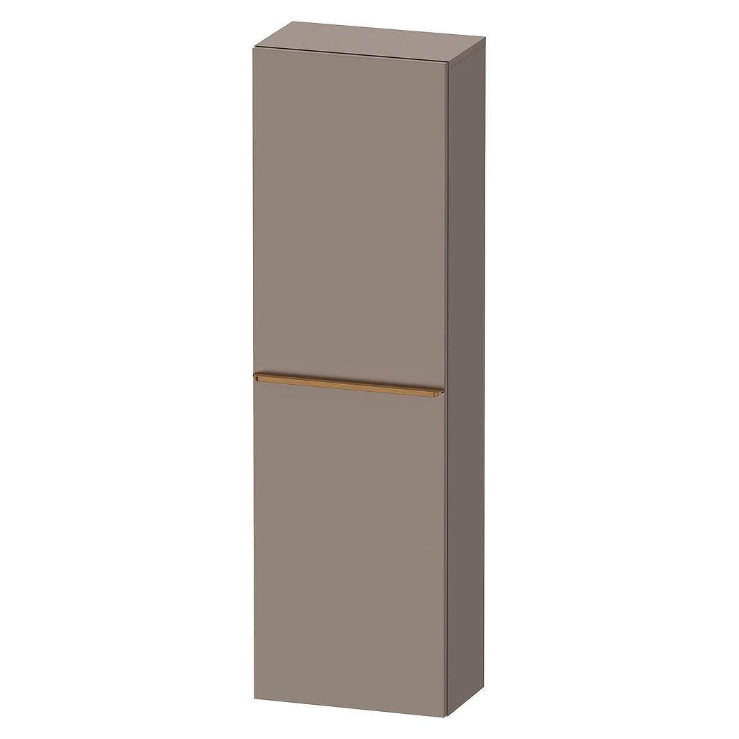 Duravit D-Neo 40 Cm Mat Bazalt Bronz Kulplu Kısa Boy Dolabı