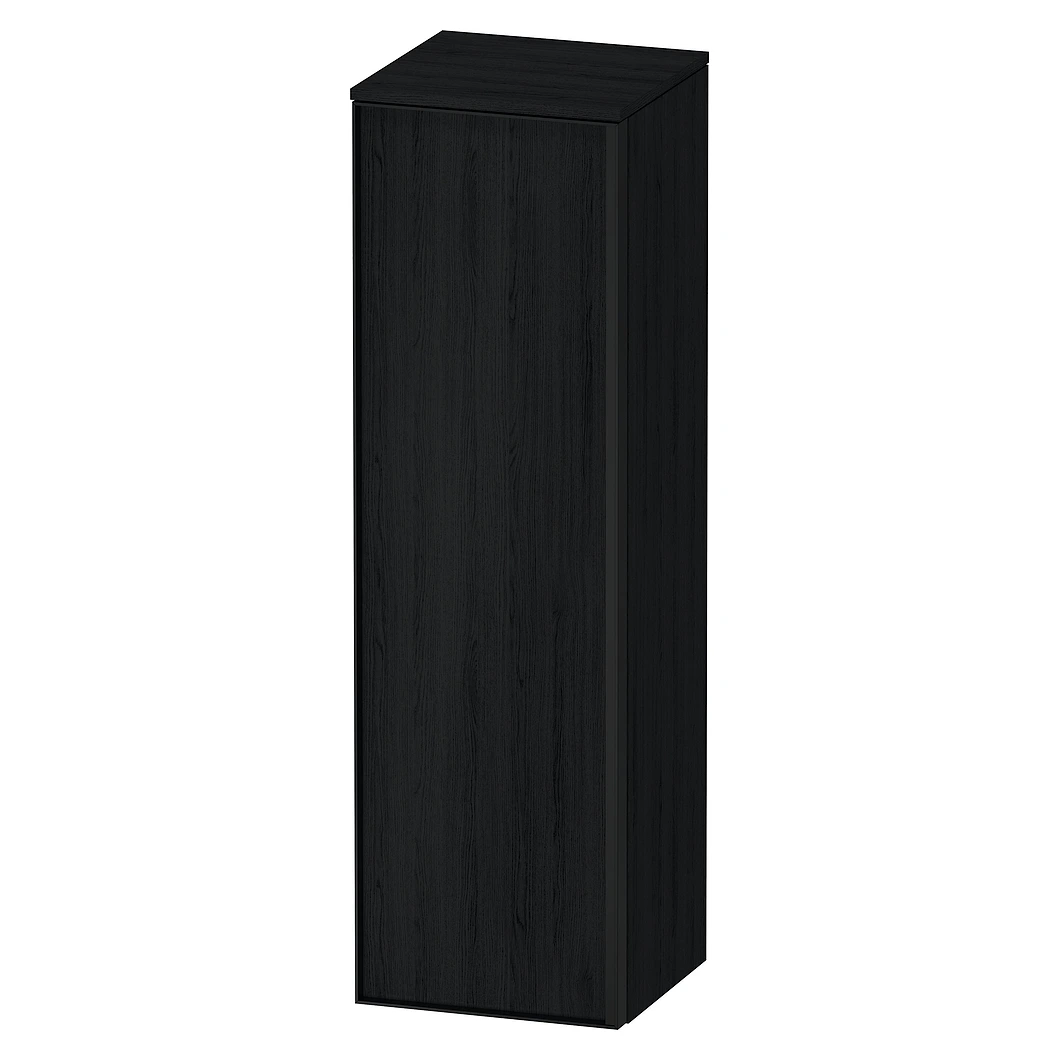 Duravit Vitrium 40 Cm Mat Siyah Meşe Sol Kısa Boy Dolabı