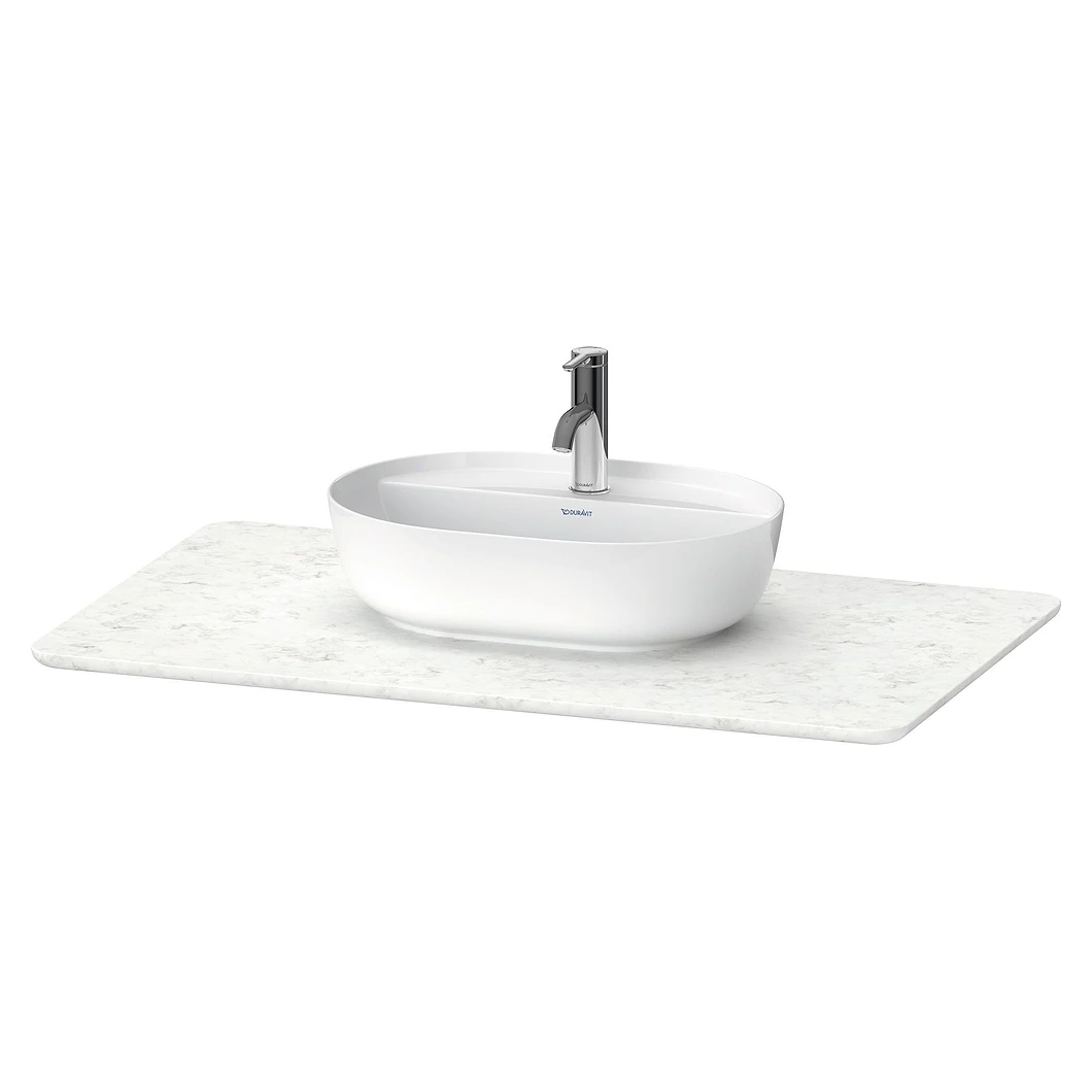 Duravit Luv 99 Cm Beyaz Kuvars Taş Lavabo Tezgahı