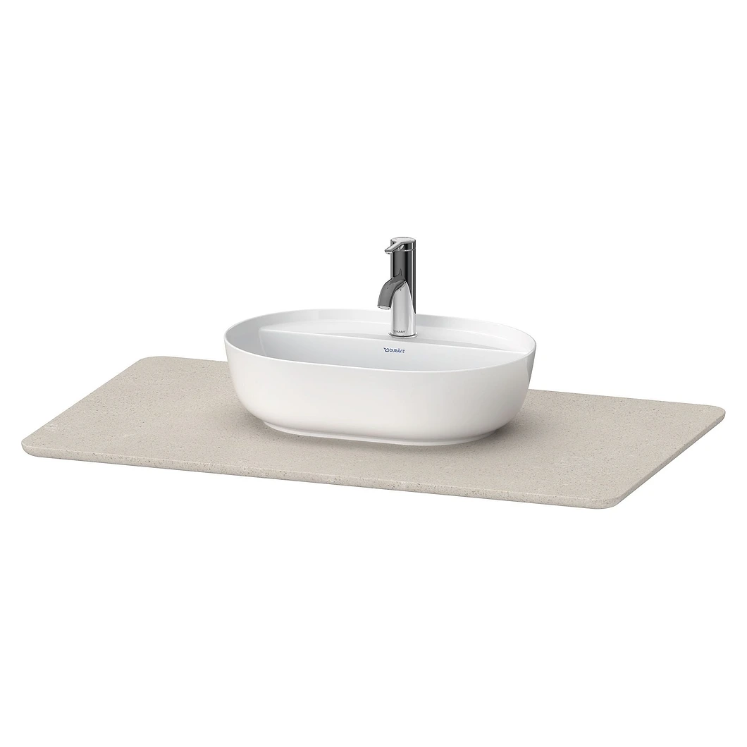 Duravit Luv 99 Cm Kum Kuvars Taş Lavabo Tezgahı