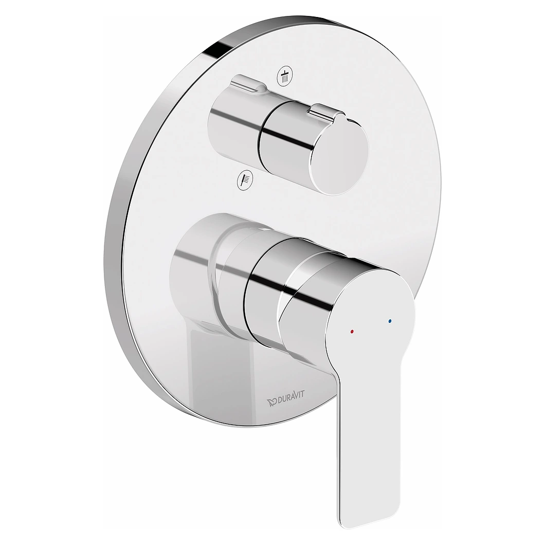 Duravit D-Code 2 Çıkışlı Ankastre Duş Bataryası