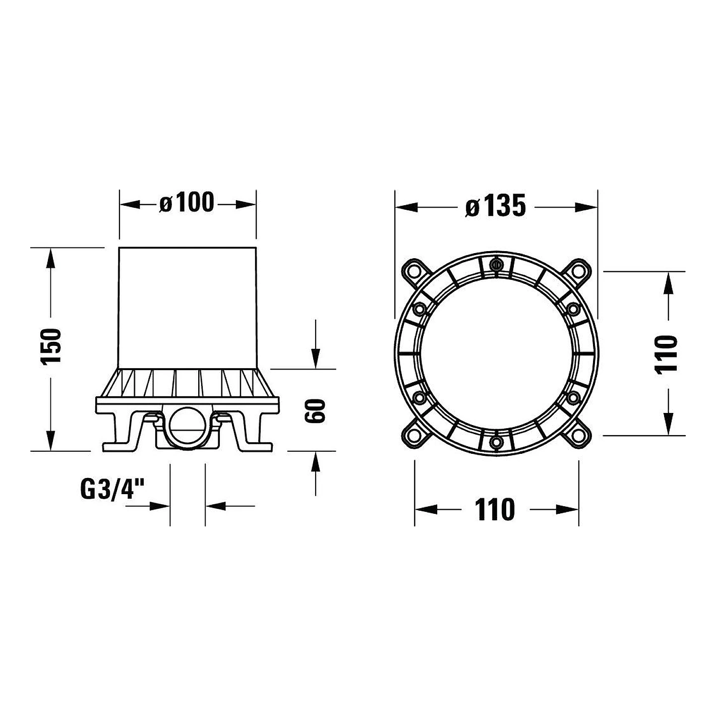Duravit 135 Mm Yerden Küvet Bataryası İç Seti 2
