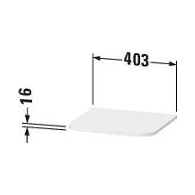 Duravit Happy D.2 40 Cm Mat Grafit Kısa Dolap Tezgahı 2
