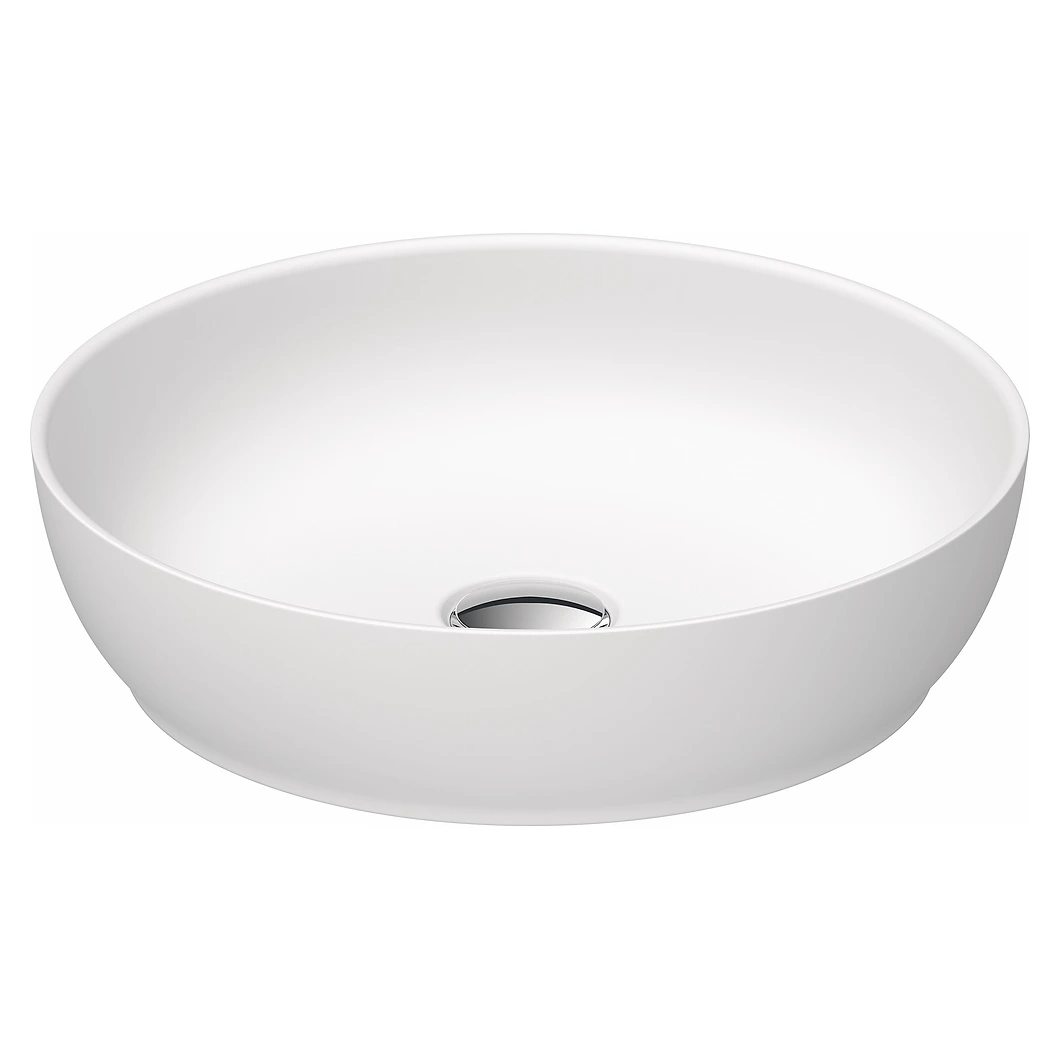 Duravit Sivida 40 Cm Mat Beyaz Yuvarlak Çanak Lavabo