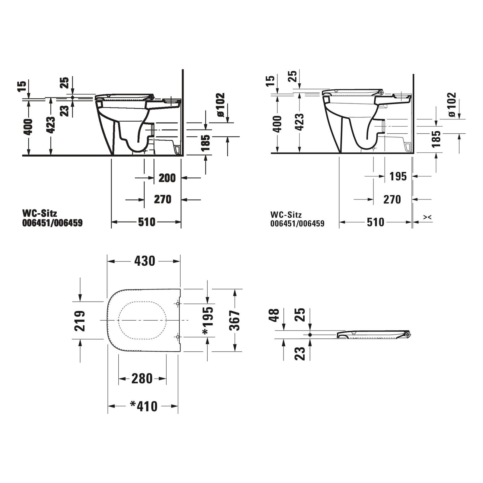 Duravit Happy D.2 Beyaz Yavaş Kapanır Klozet Kapağı 2
