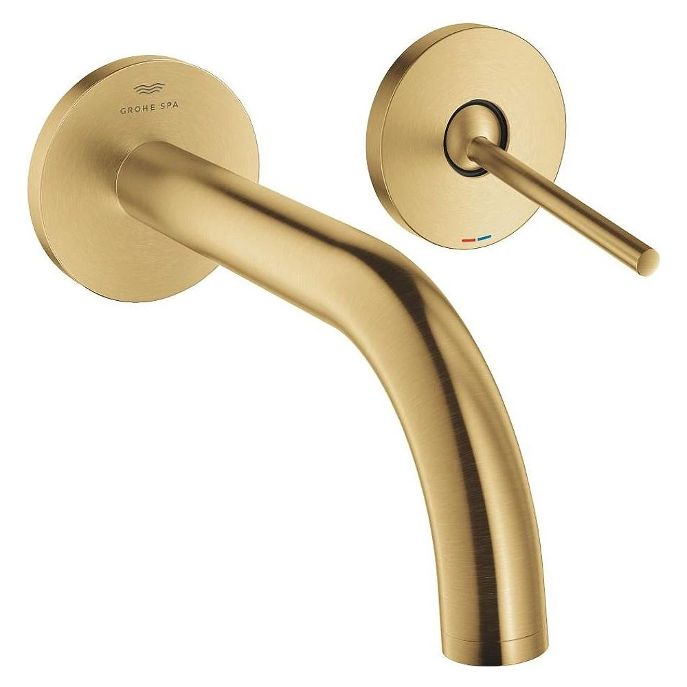 Grohe Atrio Fırçalanmış Altın Joystick Lavabo Bataryası