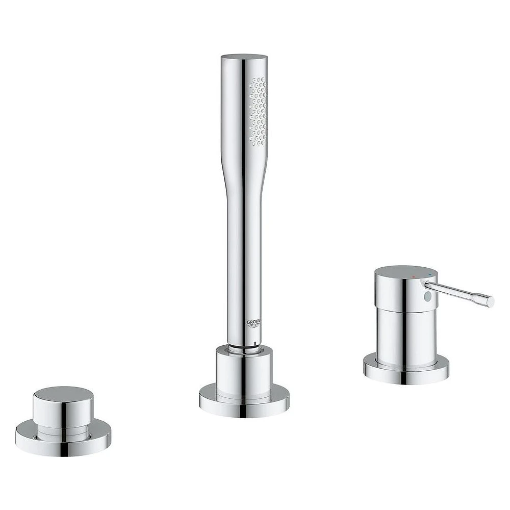 Grohe Essence Krom 3 Delikli Küvet Bataryası