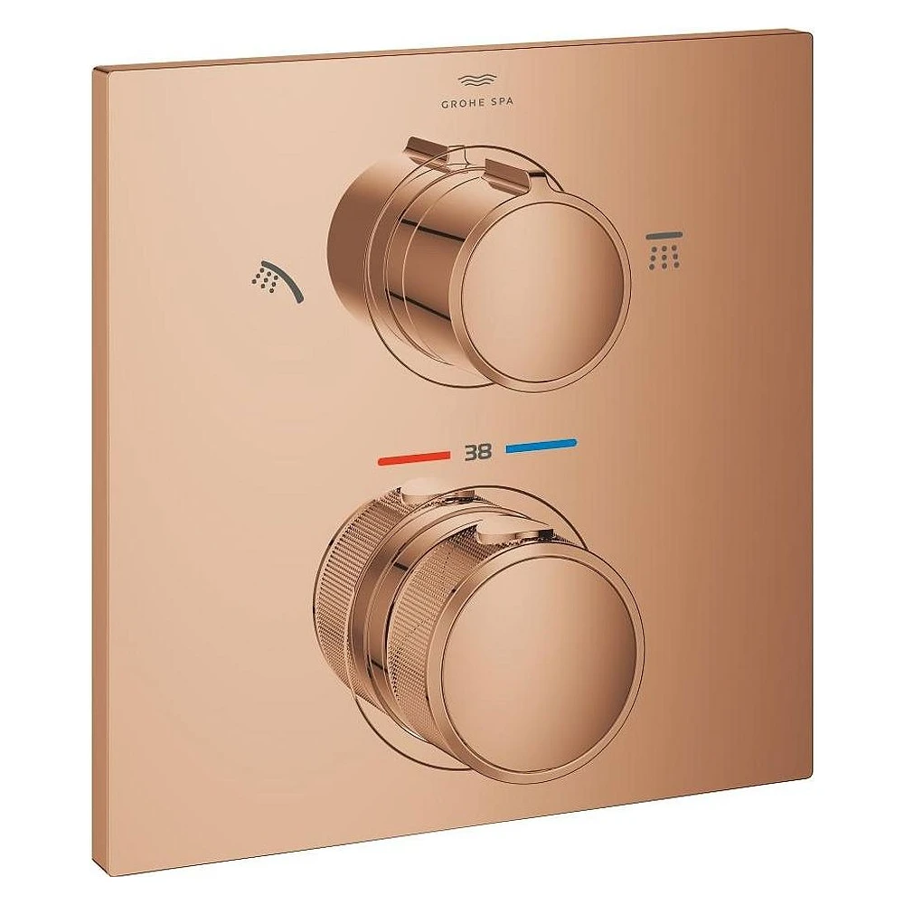 Grohe Allure Bronz Termostatik Duş Bataryası