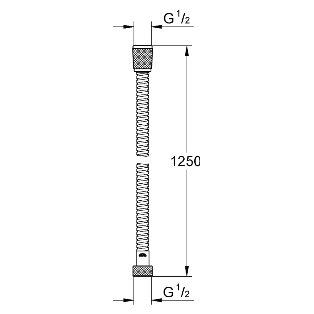 Grohe Relexaflex Metal Long-Life 125 Cm Duş Hortumu 2