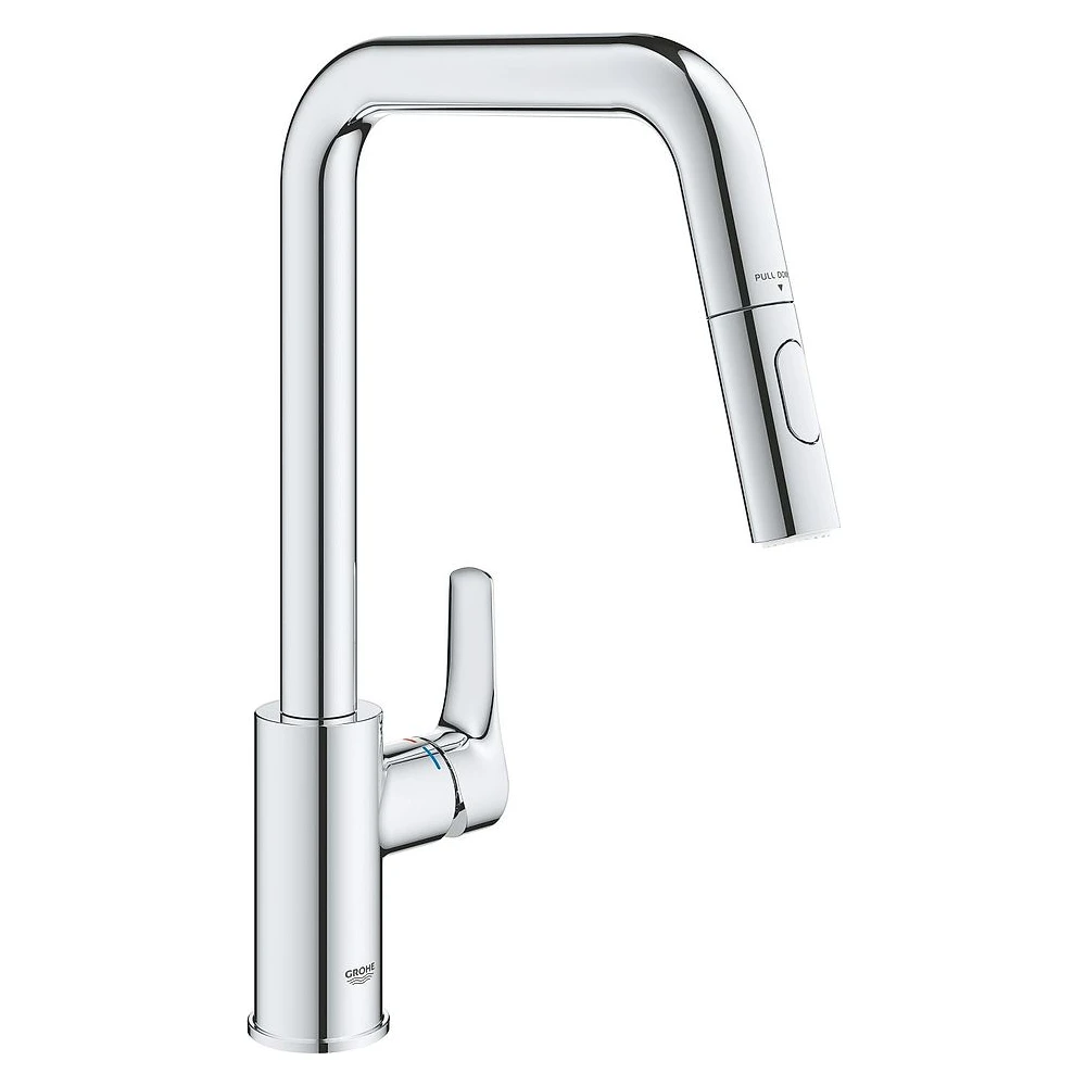 Grohe Eurosmart Krom 2 Akışlı Yüksek Eviye Bataryası