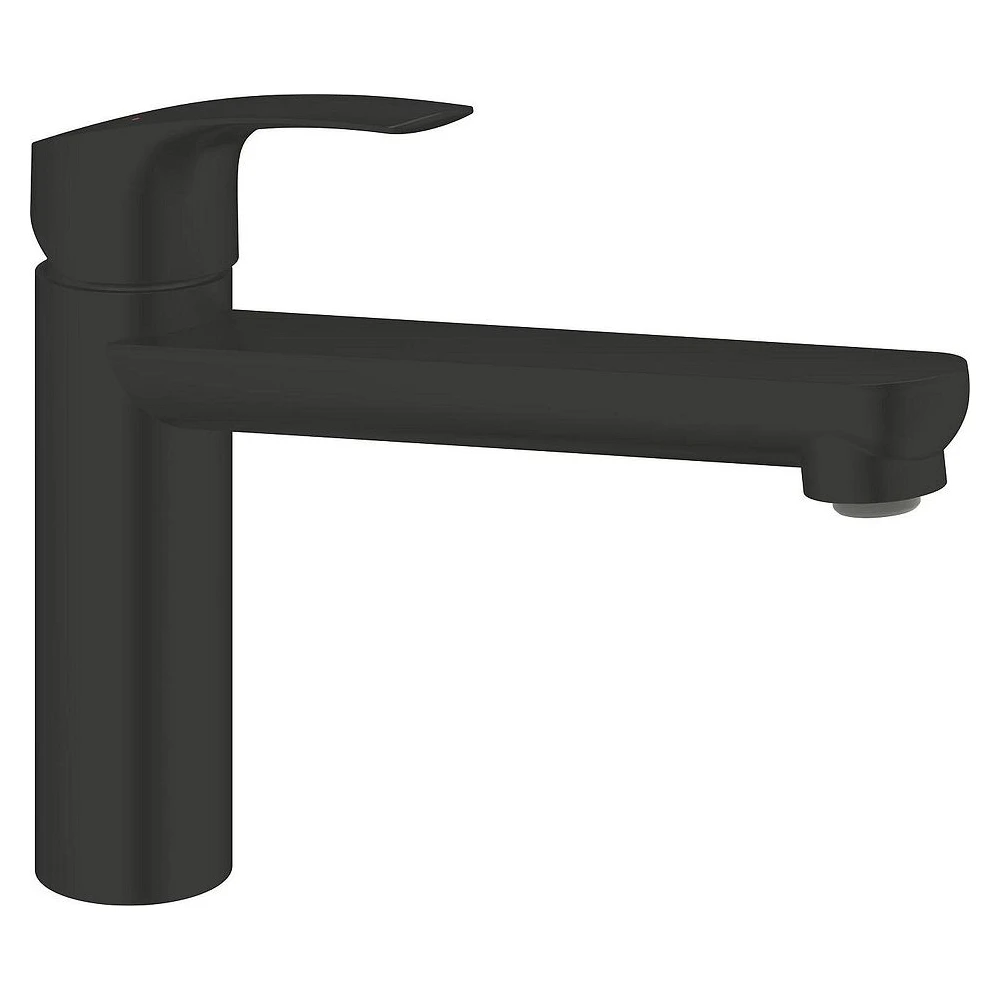 Grohe Eurosmart Siyah Orta Çıkışlı Eviye Bataryası