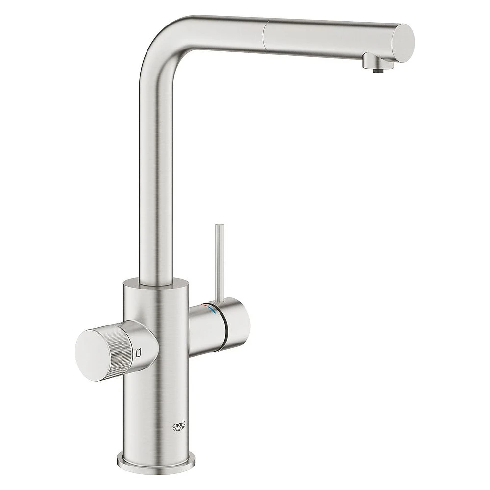 Grohe Blue Pure Minta Çelik Filtreli Eviye Bataryası