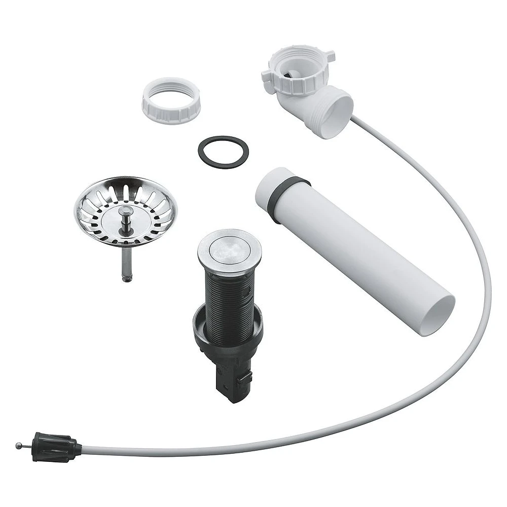 Grohe Çelik Bas-Aç Eviye Süzgeç Seti