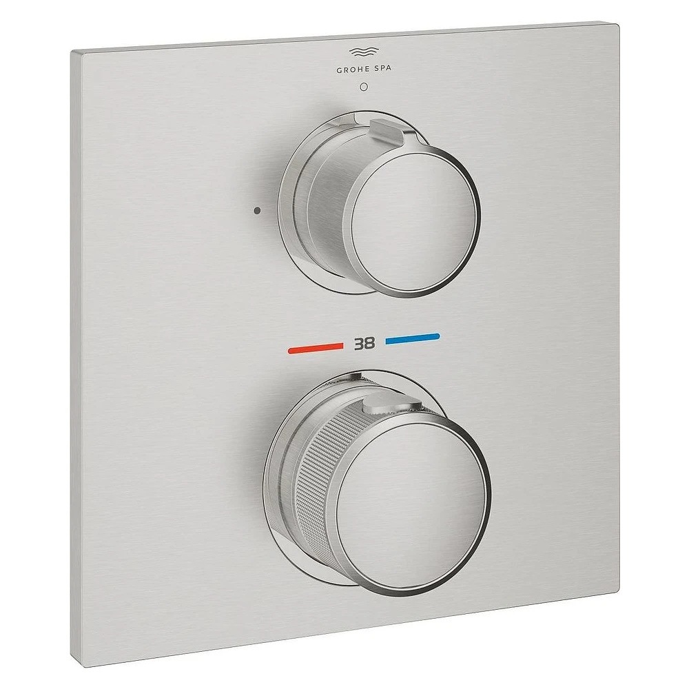 Grohe Allure Çelik Termostatik Ankastre Duş Bataryası