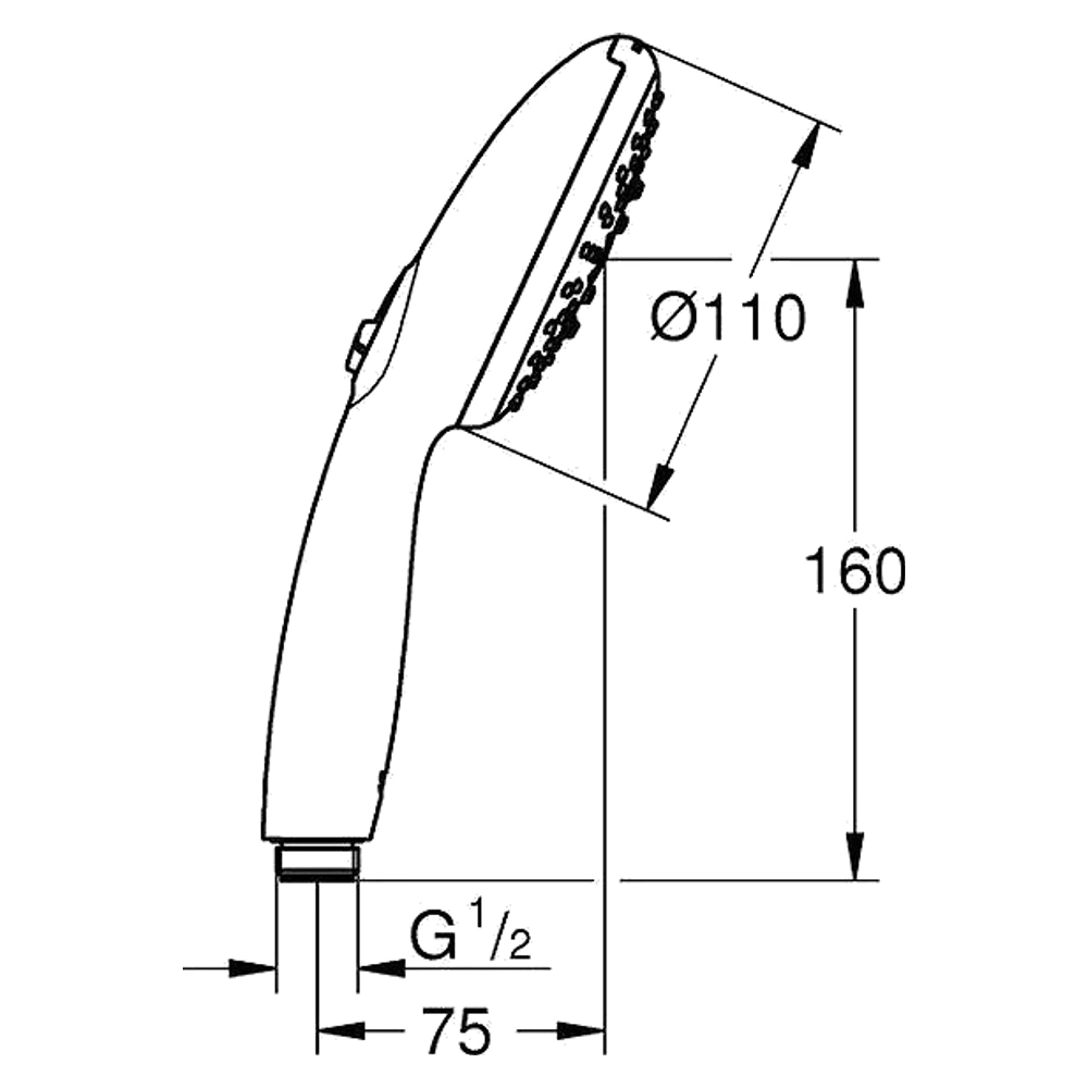 Grohe Tempesta Krom 3 Akışlı El Duşu 28419003 2