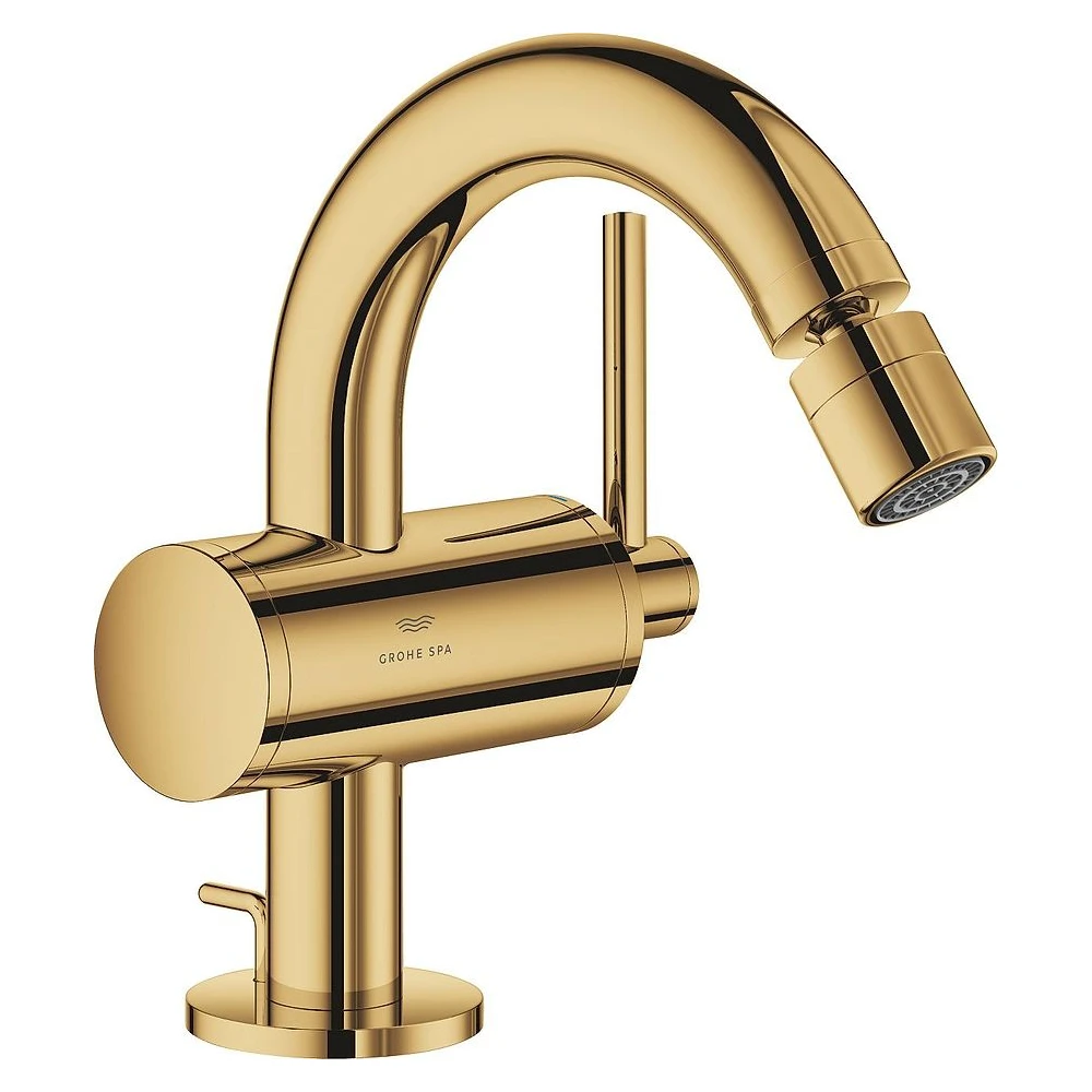 Grohe Atrio Altın Tek Kumandalı Bide Bataryası