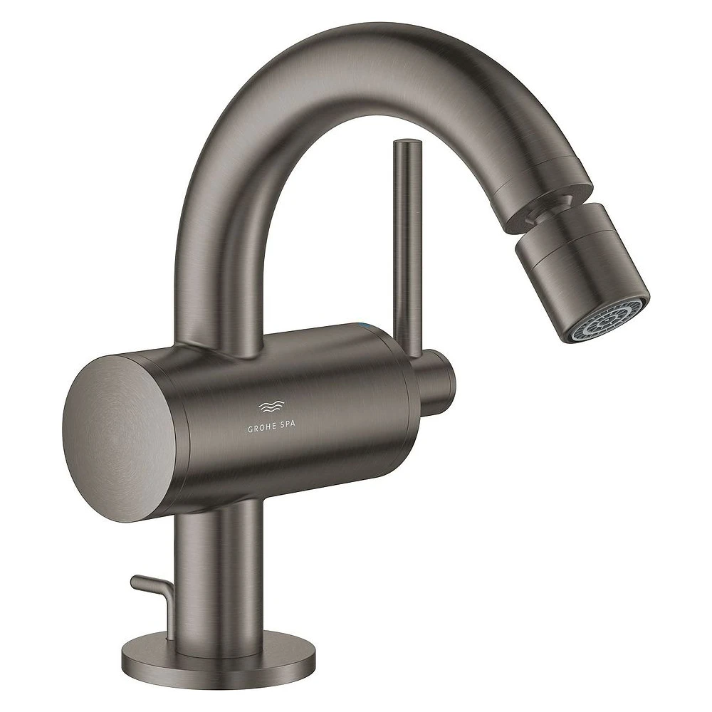 Grohe Atrio Fırçalı Antrasit Tek Kumandalı Bide Bataryası