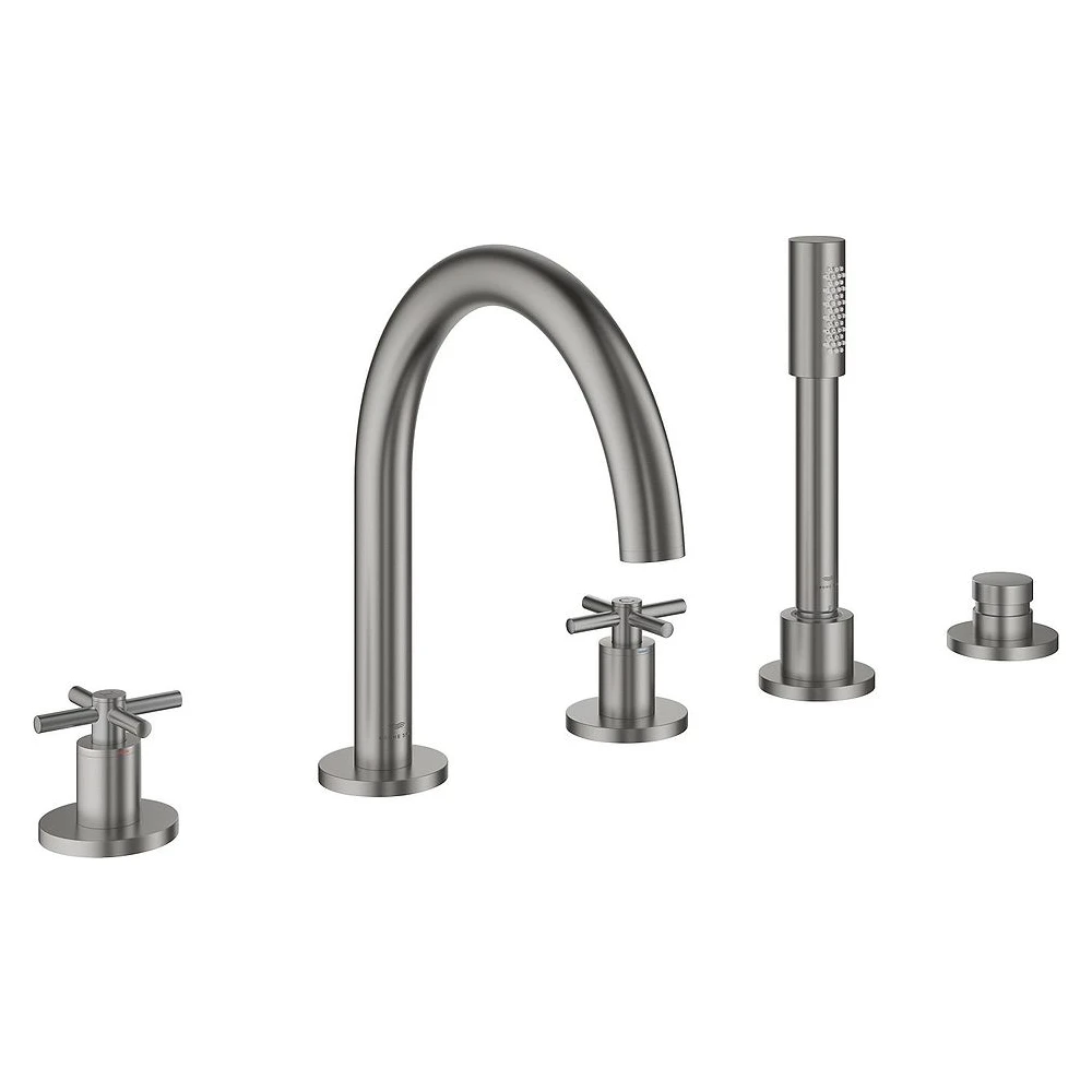 Grohe Atrio Çelik Çapraz Volanlı Küvet Bataryası