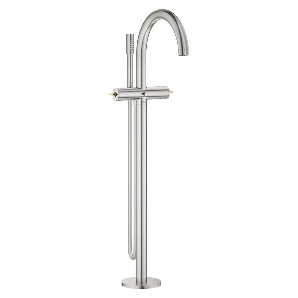 Grohe Atrio Private Çelik Stick Yerden Küvet Bataryası