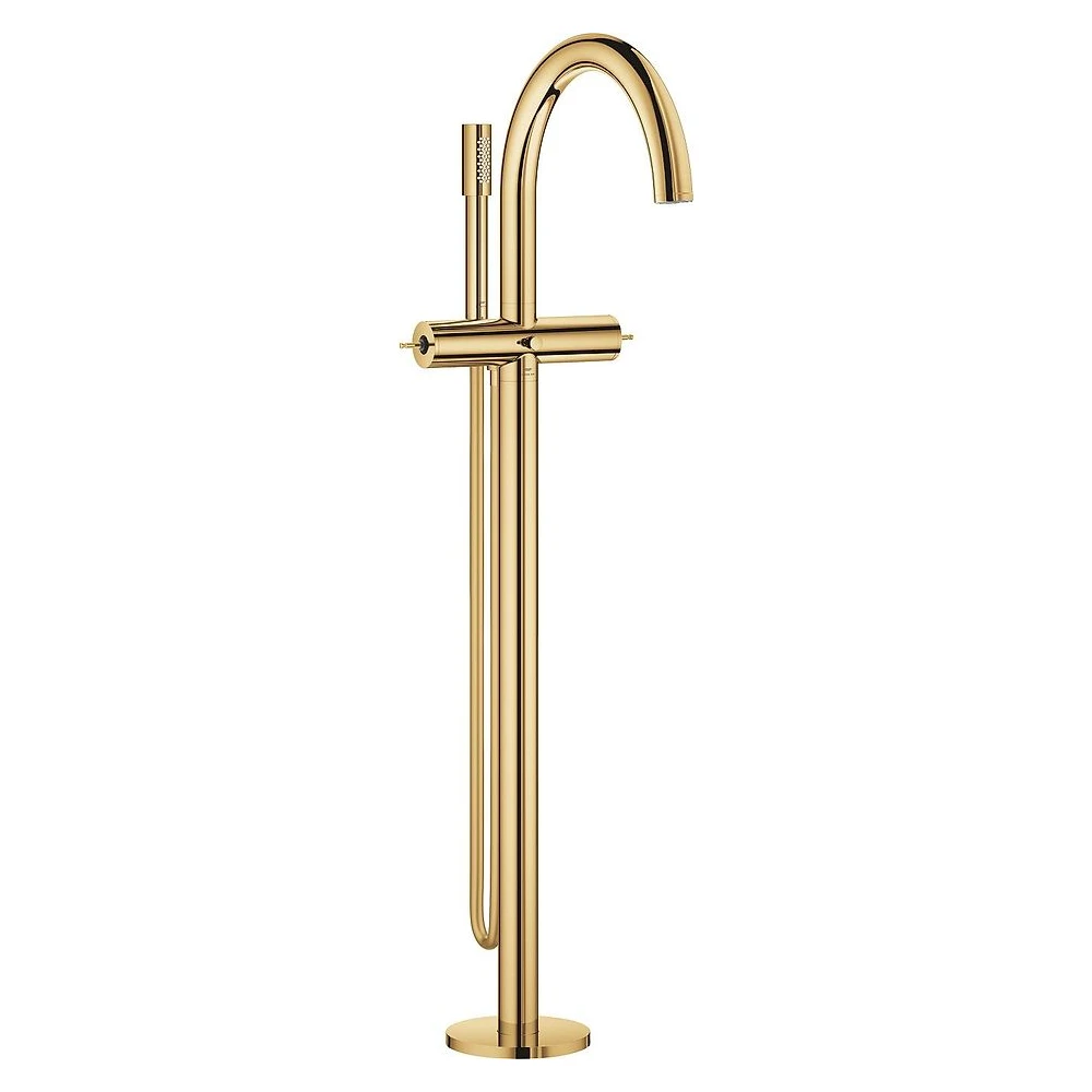 Grohe Atrio Private Altın Stick Yerden Küvet Bataryası