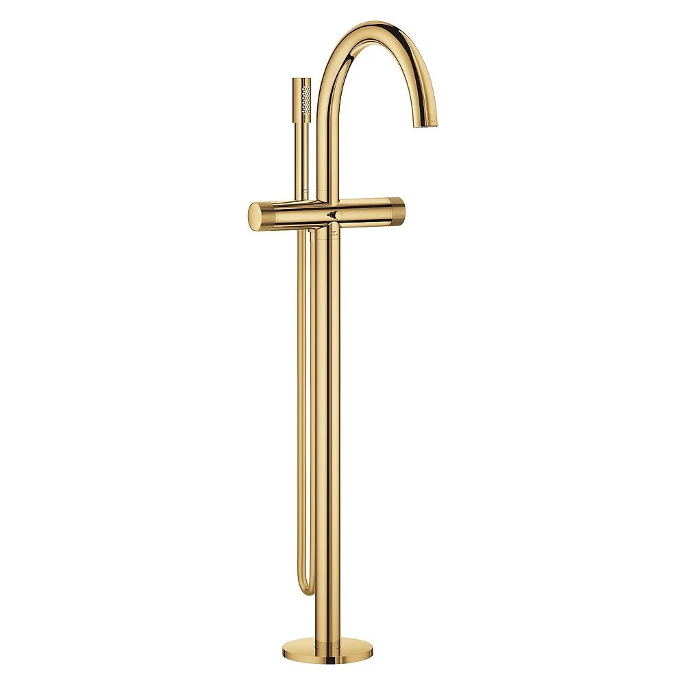 Grohe Atrio Private Altın Knob Yerden Küvet Bataryası