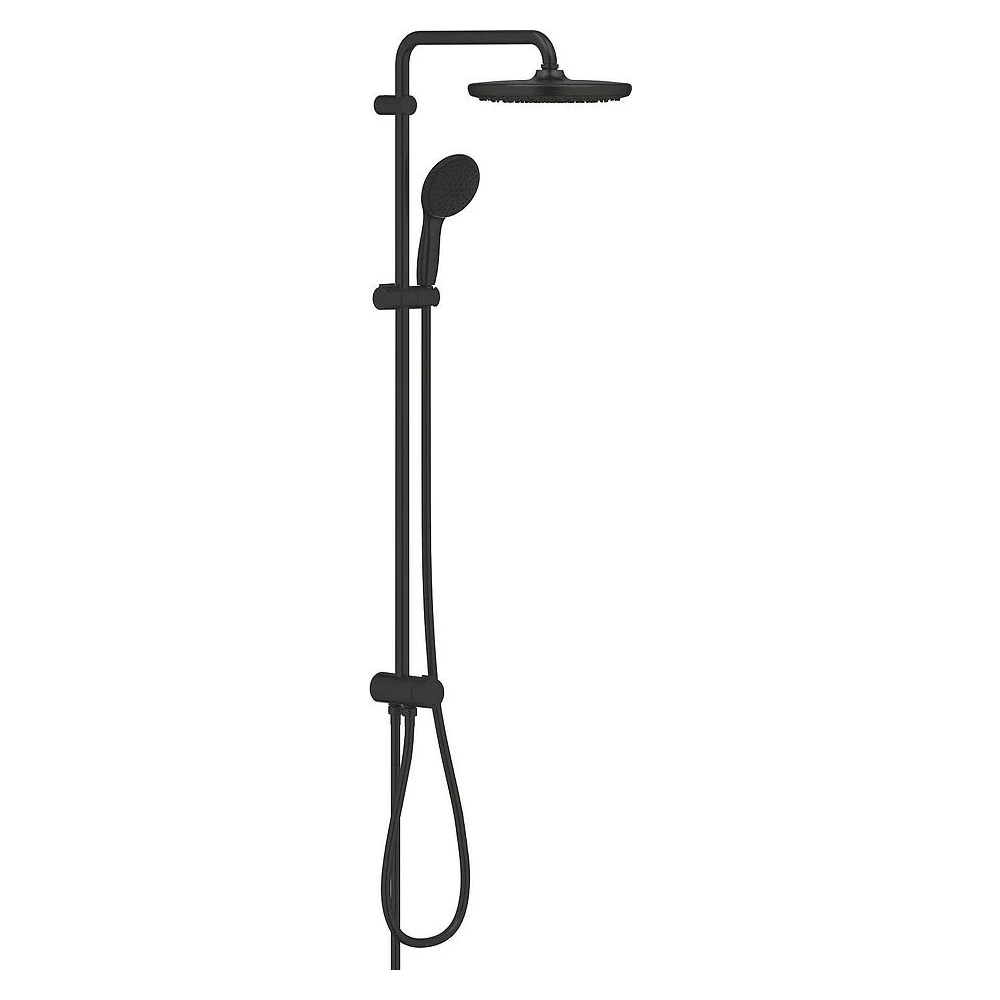Grohe Tempesta Siyah 25 Cm Yön Değiştirici Duş Sistemi
