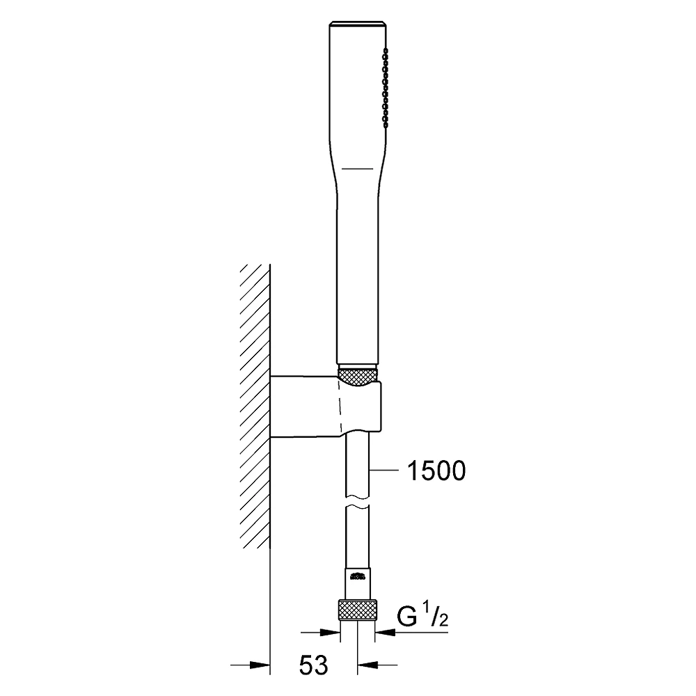 Grohe Euphoria Cosmopolitan Krom Stick El Duşu Seti 2