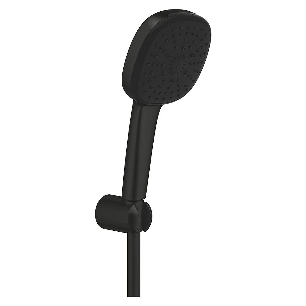Grohe Tempesta Cube Siyah 3 Akışlı 150 Cm El Duşu Seti