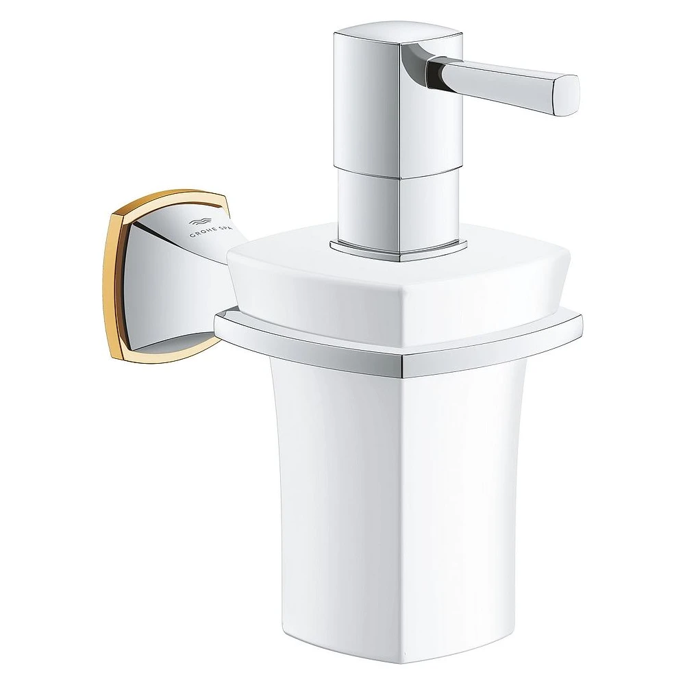 Grohe Grandera Krom Altın Sıvı Sabunluk