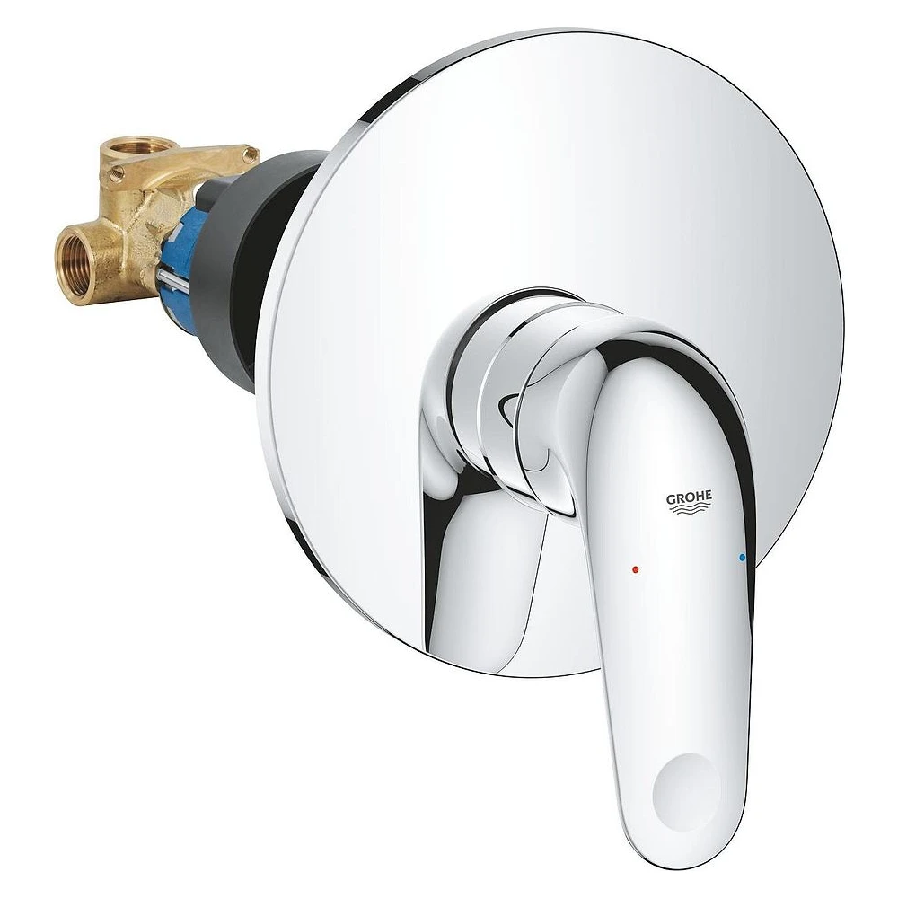Grohe EuroEco Krom Ankastre Duş Bataryası