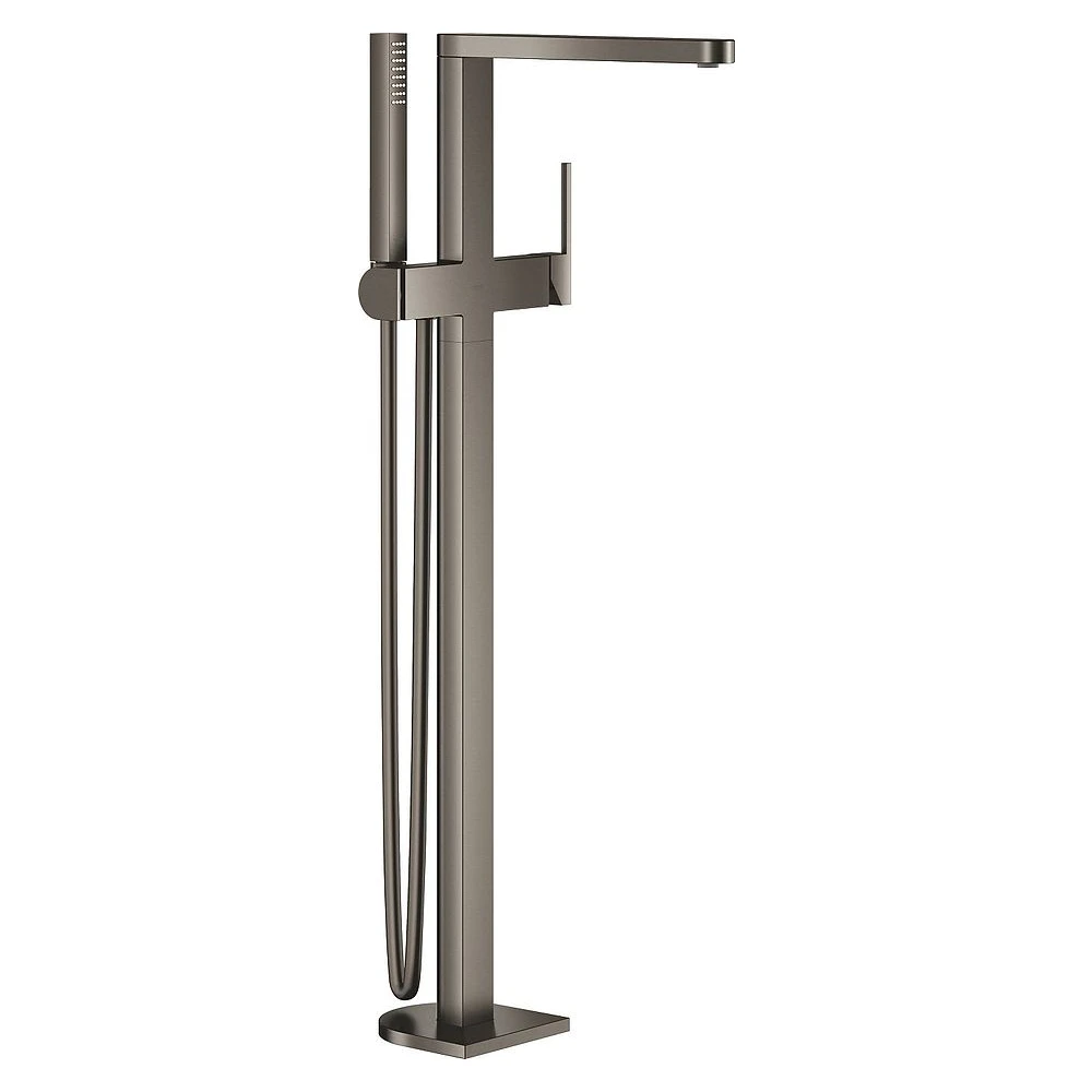 Grohe Plus Fırçalı Antrasit Yerden Küvet Bataryası