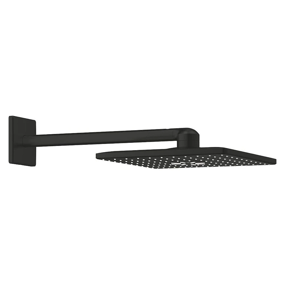 Grohe SmartActive Cube Siyah 31 Cm 2 Akışlı Tepe Duşu Seti