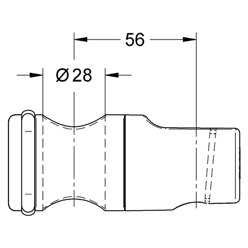 Grohe Relexa Plus Krom Metal Kollu Sürgü Askısı 2