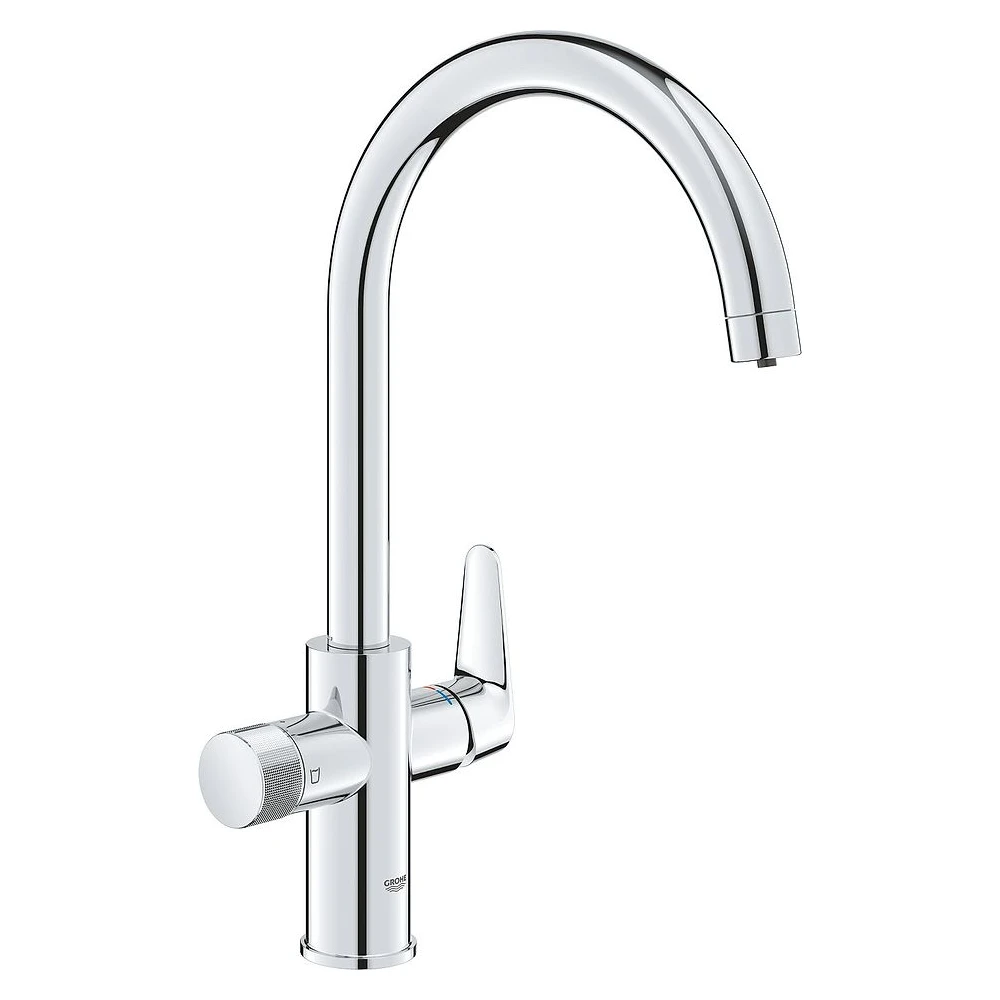 Grohe Blue Pure BauCurve Krom Filtreli Eviye Bataryası