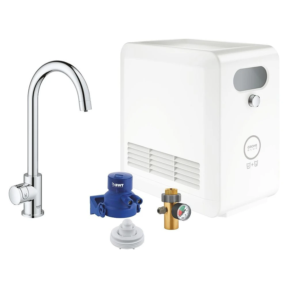 Grohe Blue Pro Mono Krom C Gaga Başlangıç Seti