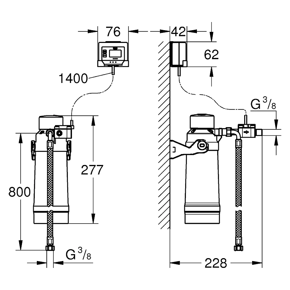 Grohe Blue Ultrasafe Filtre Başlangıç Seti 2